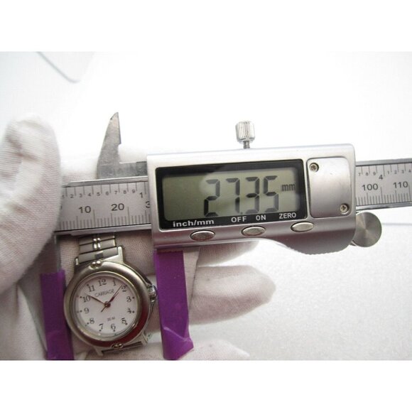 Women Carriage by Timex Quartz WR Analog 27mm Dial Causal Round Watch (G322) - Picture 2 of 12